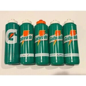 Vintage Gatorade Sports Water Bottles- Set of 5
